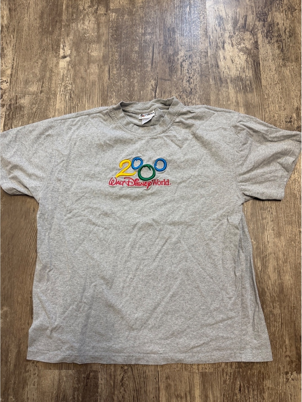 Vintage 2000 Y2K Walt Disney World Celebration Graphic T Shirt Size Large